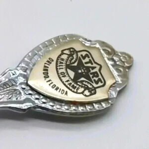 Stars Hall of Fame Orlando FL (closed 1984) Souvenir Engraved Spoon Kitschy Cool